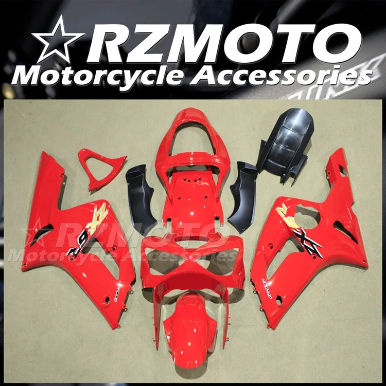 

Новый комплект обтекателей из АБС-пластика для мотоцикла и велосипеда, подходит для Kawasaki Ninja ZX-6R ZX6R 636 2003 2004 03 04, кузов красного цвета
