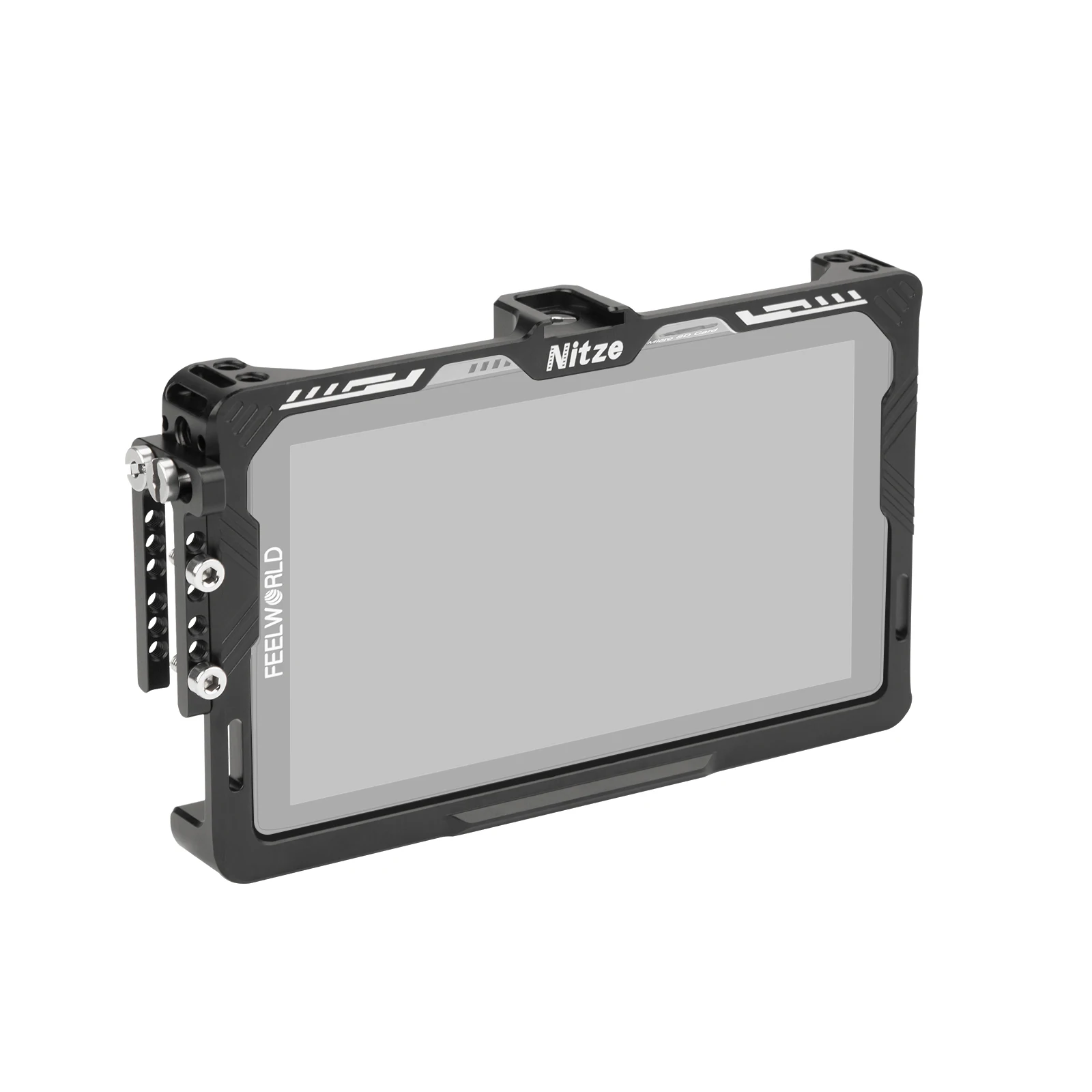 Клетка Nitze для монитора Feelworld CUT6/ CUT6S с зажимом кабеля HDMI — JT-F04A