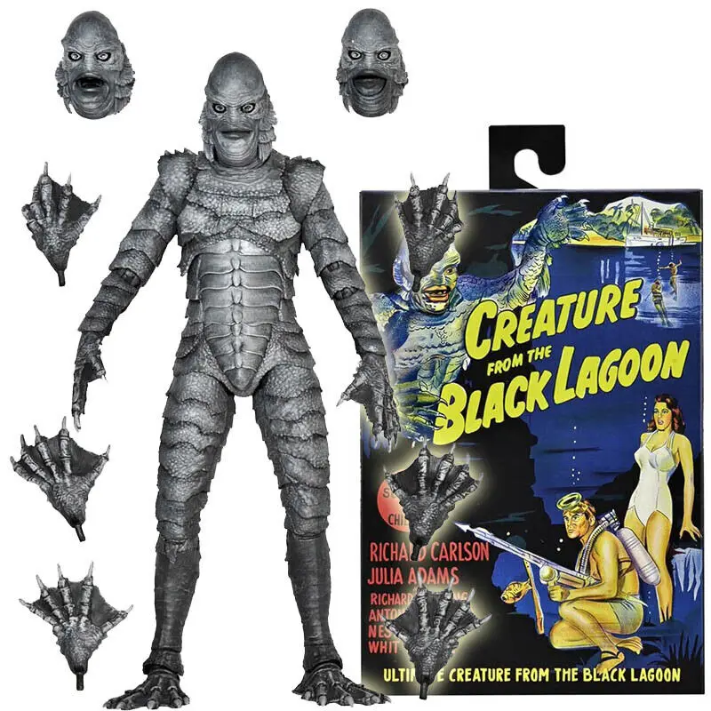NECA 04823 Универсальные монстры Ultimate Creature из Черной лагуны (B&ampW) Фигурки