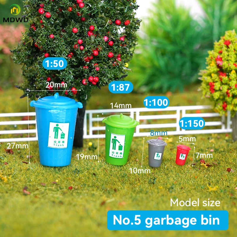 5 шт./компл. кукольный домик миниатюрный мини мусорный бак мусорное ведро игрушка