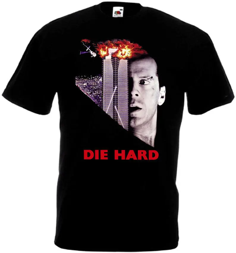 Die Hard 1 футболка черный кинопостер все размеры