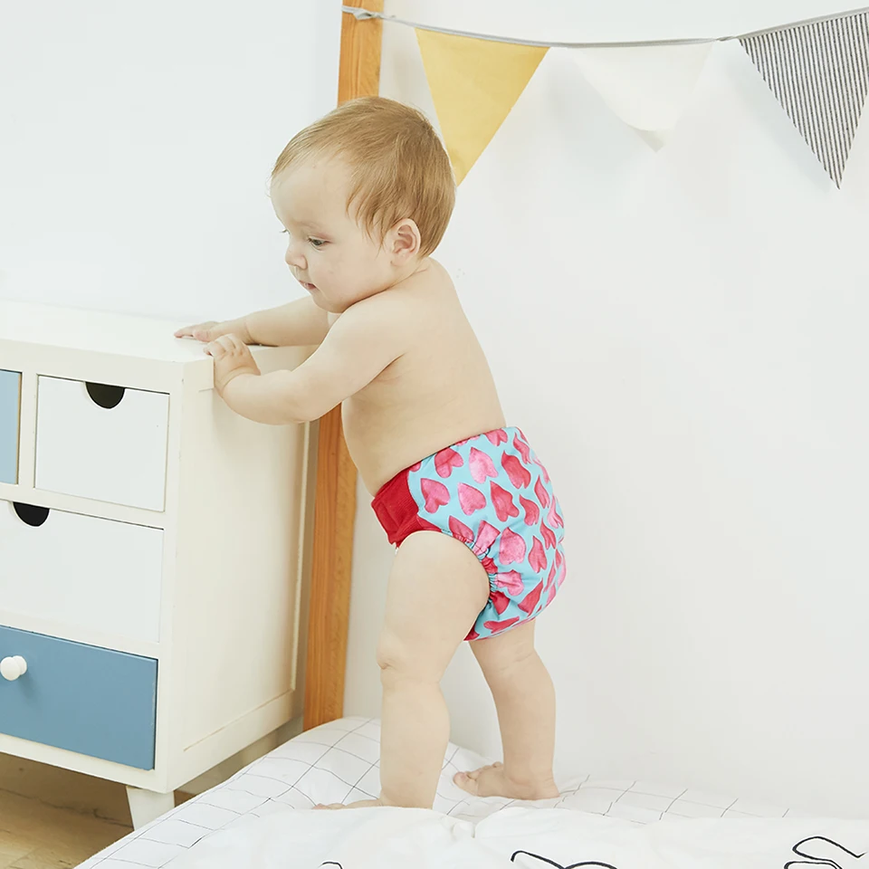 Подгузник тканевый многоразовый с крючком и петлей для детей 0-2 лет 3-15 кг |