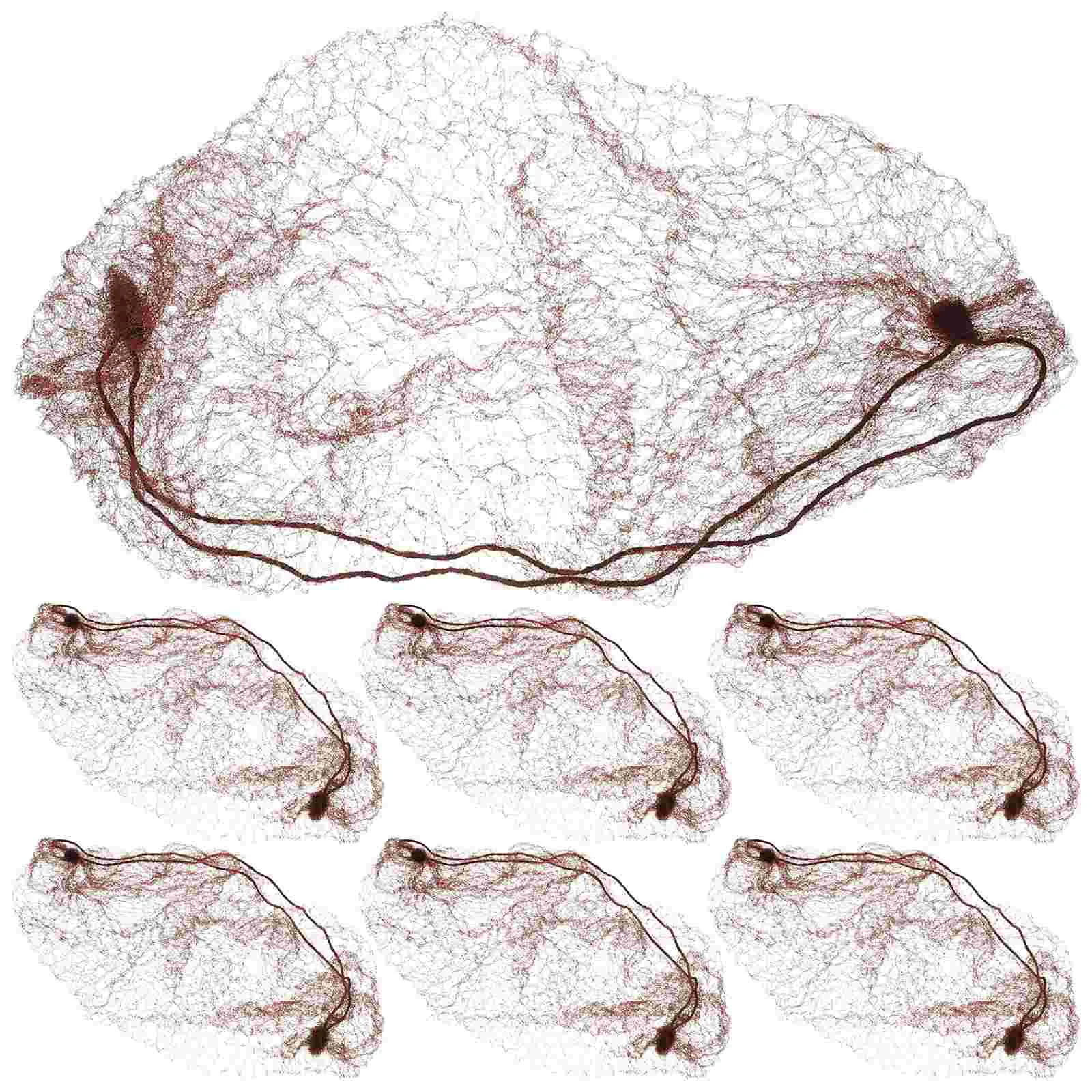 50 шт. булочки инструмент для волос Waver сетка бигуди кофейная эластичная мужская