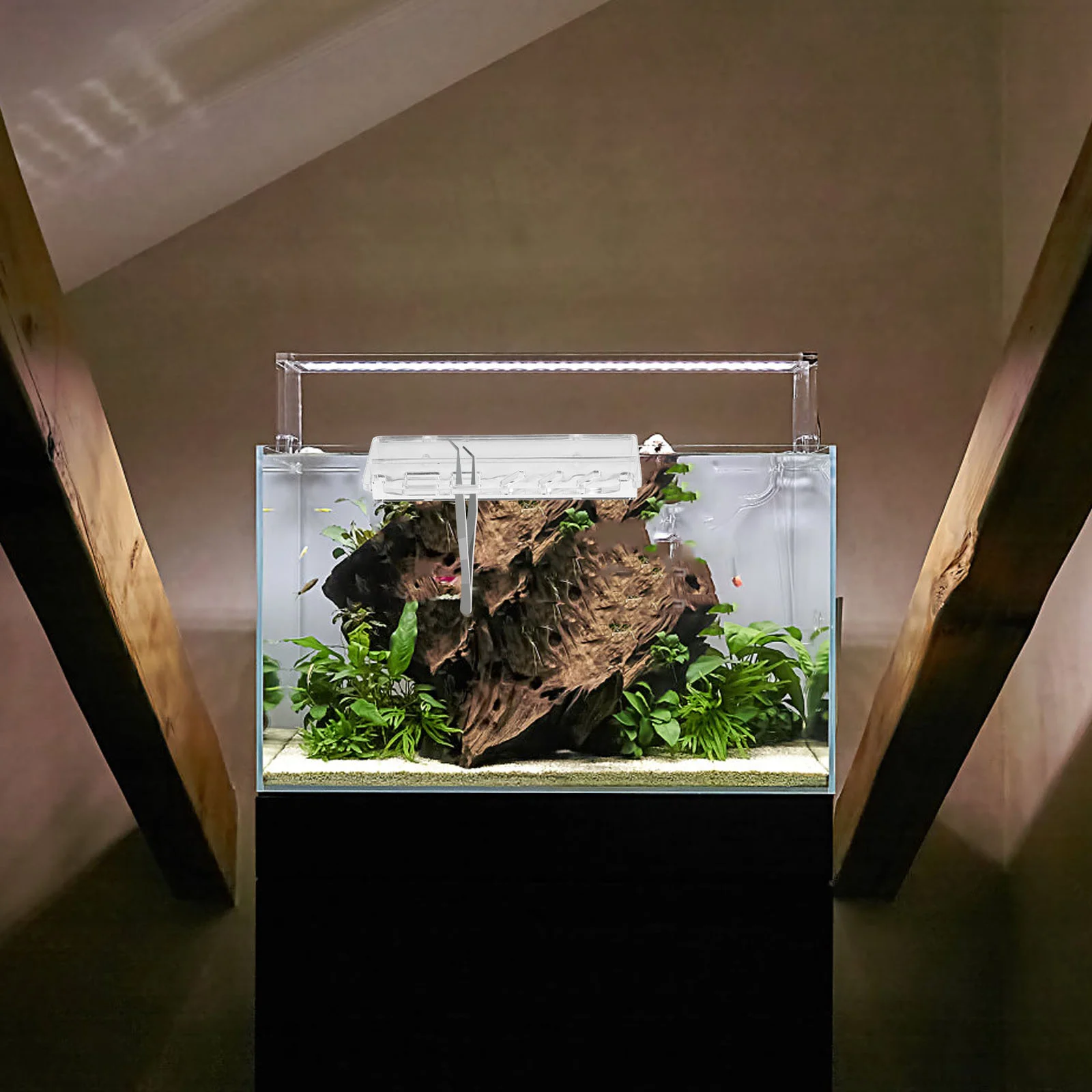 Органайзер для аквариума скребок хранения ножниц инструменты водорослей