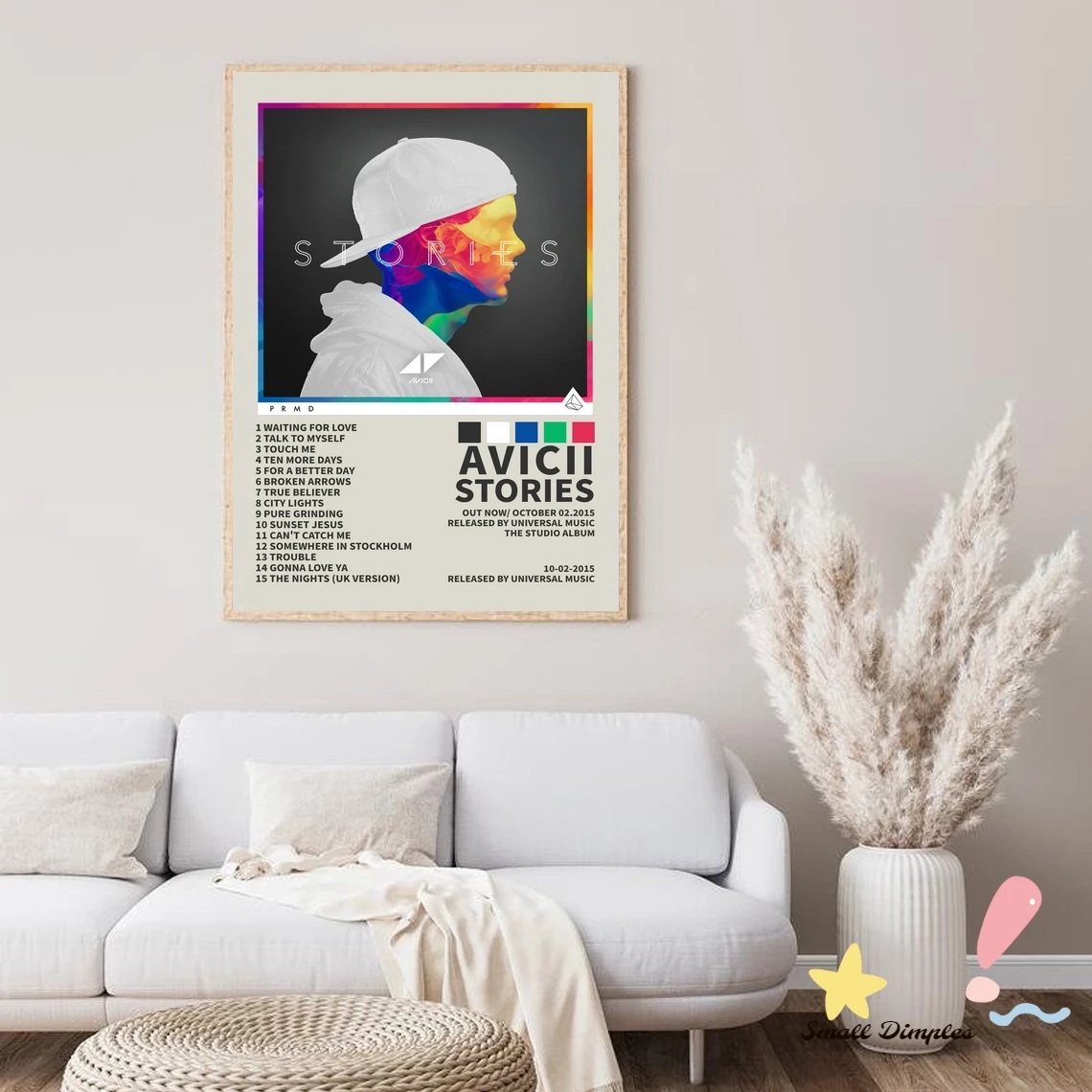 Avicii Stories музыкальный альбом плакат холст художественный принт украшение дома