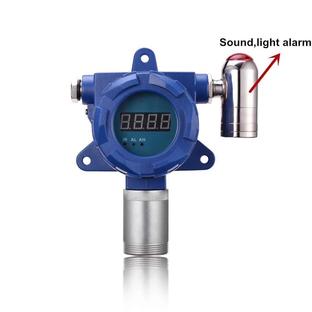 

Fixed type professional H2 hydrogen sensor real time monitoring 4-20mA output