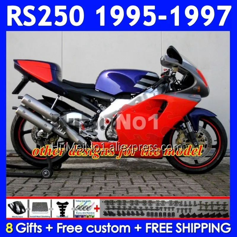 Корпус для Aprilia RS250 RSV250RR RS-250 RSV250 R 317No.1 в наличии цветной RS 250 RSV RR 1995 1996 1997 RS250R 95 96 97
