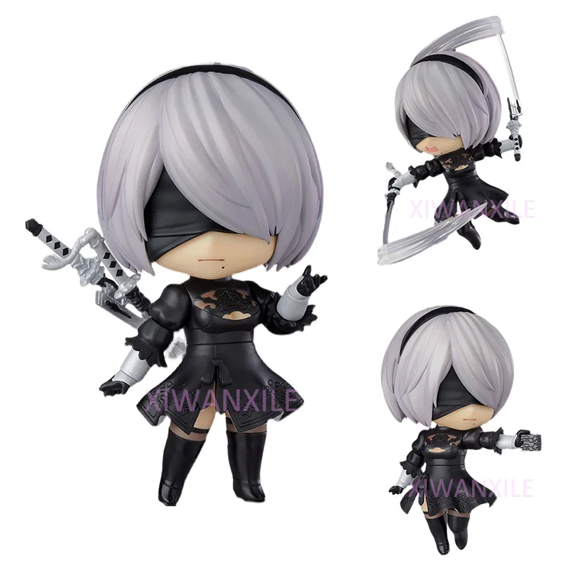 #1475 NieR:Automata 2B фигурка аниме YoRHa No.2 Тип B экшн-фигурка NieR Automata 2B фигурка Коллекционная модель Кукла игрушки 10 см #1475 NieR:Automata 2B фигурка аниме YoRHa No.2 Тип B экшн-фигурка NieR Automata 2B фигурка Коллекционная модель Кукла игрушки 10 см