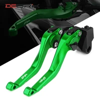 motorcycle adjustable short brake clutch levers for kawasaki ninja 250 300 400 125 z125sl ninja250 accessories