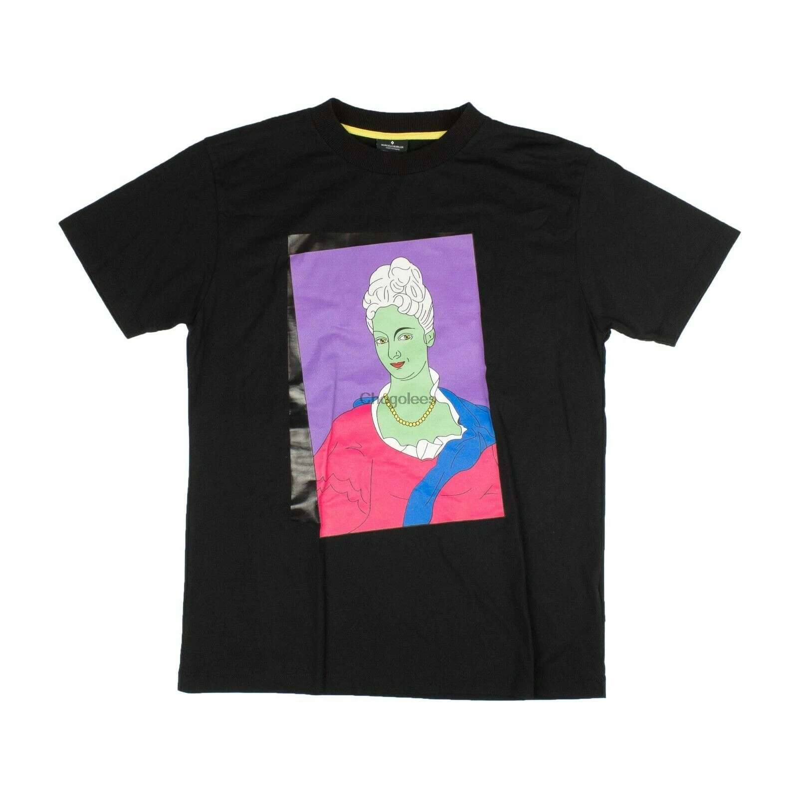 Черная зеленая женская футболка с коротким рукавом Размер XXS |