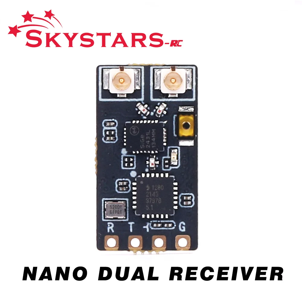Skystars 0.8g Supreme 2.4GHz Telemetry With Dual Antenna Diversity Receiver for ExpressLRS Low Latency High Refresh for FPV Dron