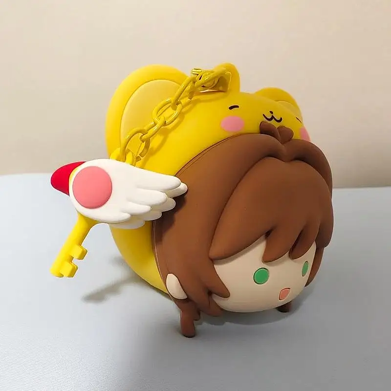 Фото В наличии: новый силиконовый чехол для наушников Cardcaptor Sakura Kero, милый портативный чехол для хранения, аксессуар для коллекционеров аниме. №4