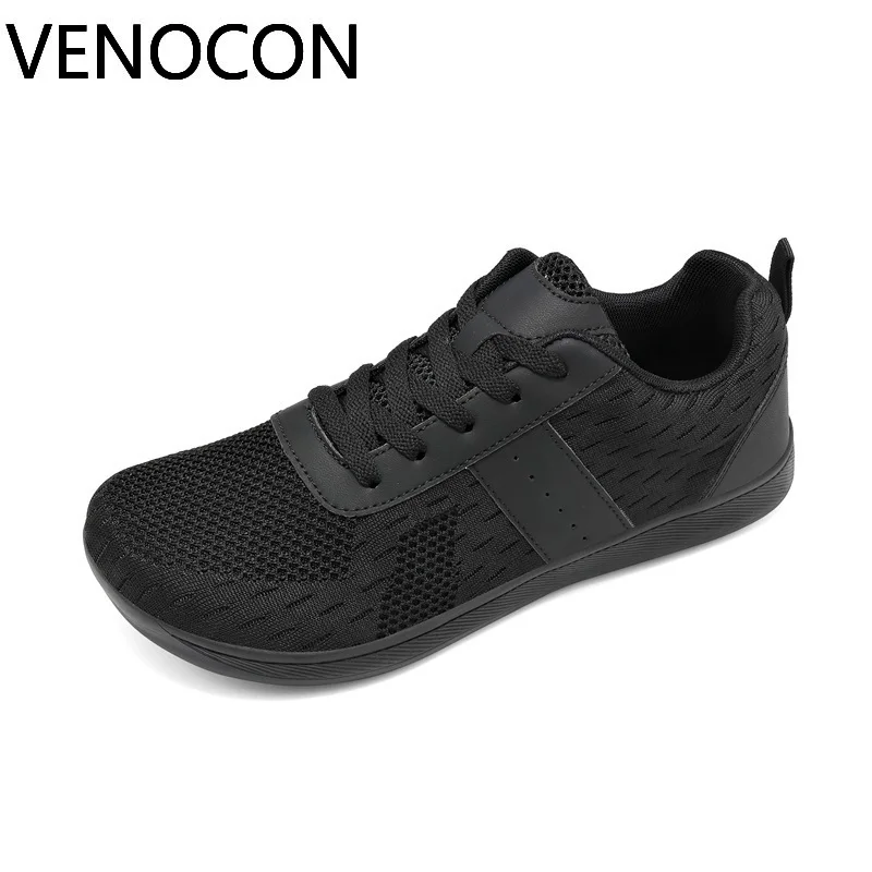 Фото Кроссовки VENOCON Barefoot с широким носком, без подъема, с трикотажным верхом, легкие, минималистичные, для мужчин и женщин №4