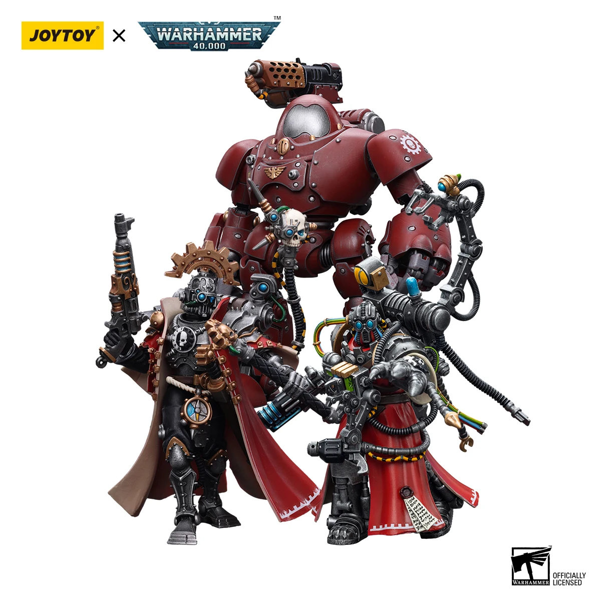 [В НАЛИЧИИ] JOYTOY 1/18 Фигурки Adeptus Mechanicus Cybernetica Datasmith Коллекция Модель Подарок для