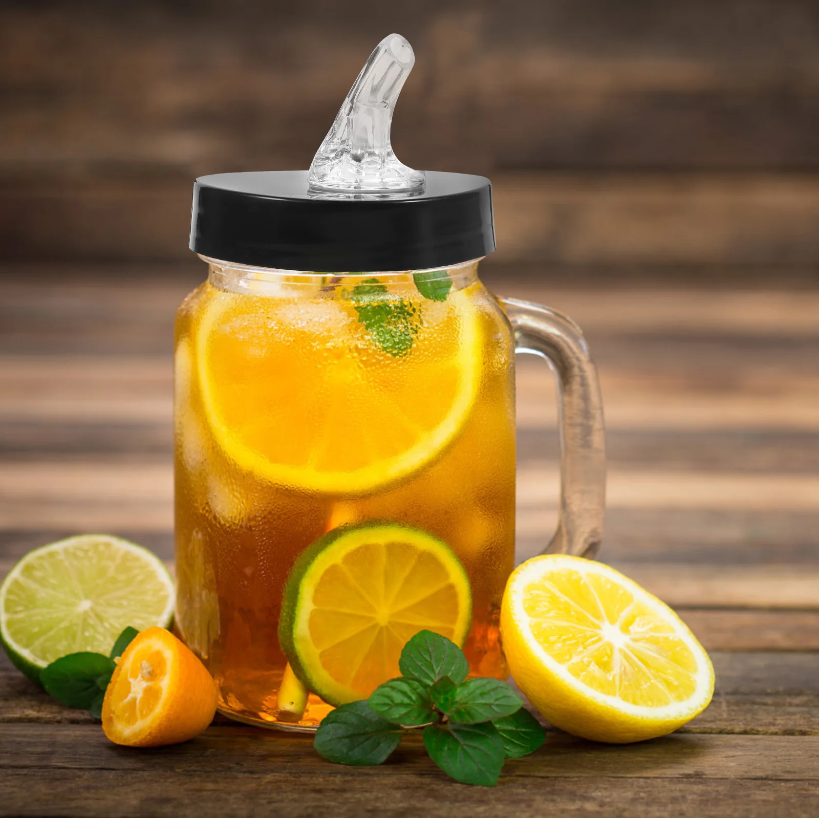 Наливник Mason Jar Масло Контейнер Крышка Носик Насадка Диспенсер для сиропа Стекло