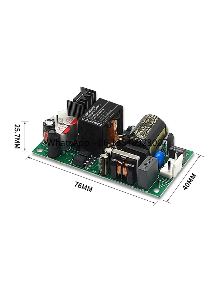 Фото AC-DC преобразователь 36W 220V в 5V6A, малогабаритный регулируемый модуль №5