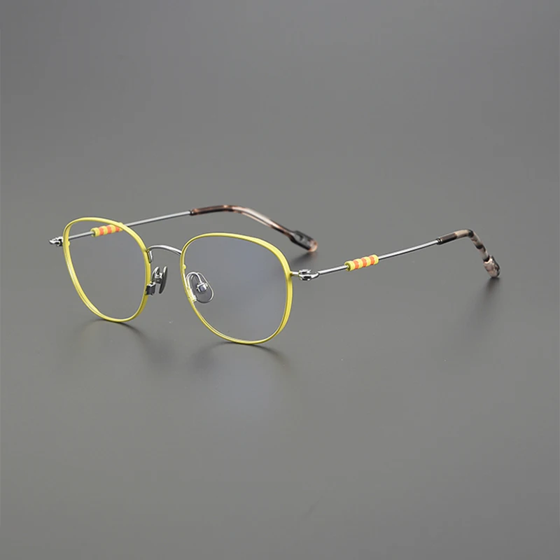 Оправа для очков нишевая Ультралегкая титановая модная простая квадратная