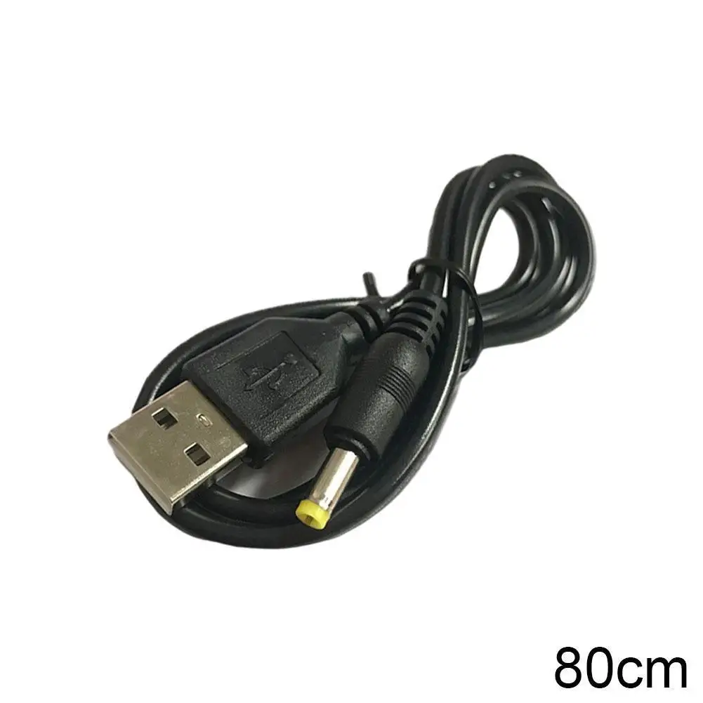1 шт. 80 см 5 В USB к зарядному кабелю постоянного тока шнур для зарядки штекер 4 0x1 7 мм