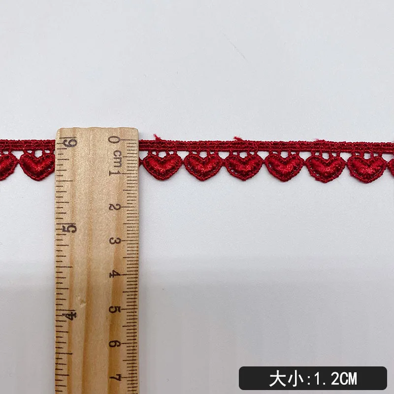 4 Ярда вышитые разноцветные односторонние ленты с кружевной отделкой