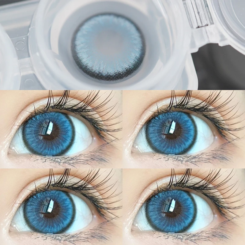 MILL CREEK 1 Pair Fashion Korean Lenses Colored Contact Lenses for Eyes with Diopter High Quality Beauty Pupil New Fast Shipping