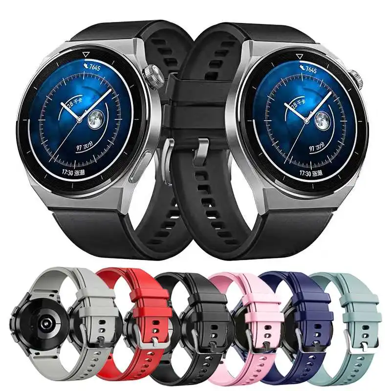 

Силиконовый ремешок Heouyiuo для Huawei Watch 3 Pro 2, подходит для мини-часов, браслет, ремешок для наручных часов