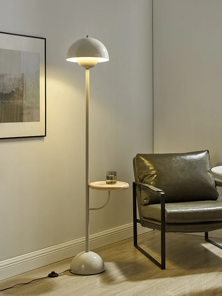 

Bud Coffee Table Floor Lamp Living Room Sofa Study Cream Style Bedroom Creative Ins Atmosphere Vertical Table Lamp