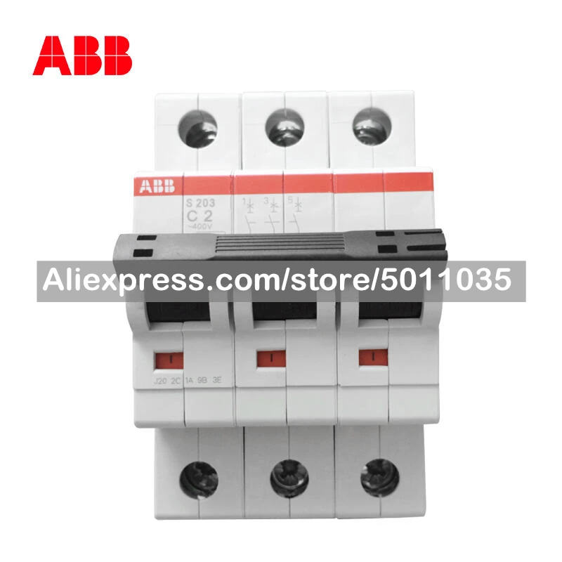 

10113750 ABB S200 series miniature circuit breakers; S203-D8