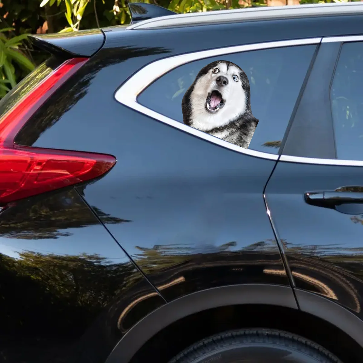 1 шт.-15x16 см. Используйте наших милых забавных и юмористических наклеек Хаски для