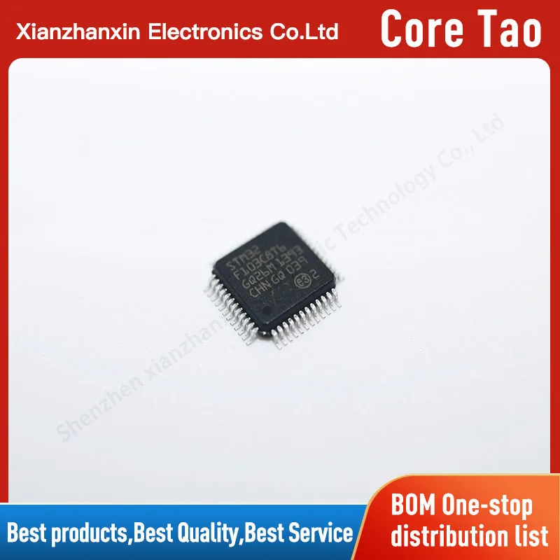 Микроконтроллер STM32F103C8T6 103C8T6 C8T6 QFP48 1 ~ 5 шт./партия | Интегральные схемы