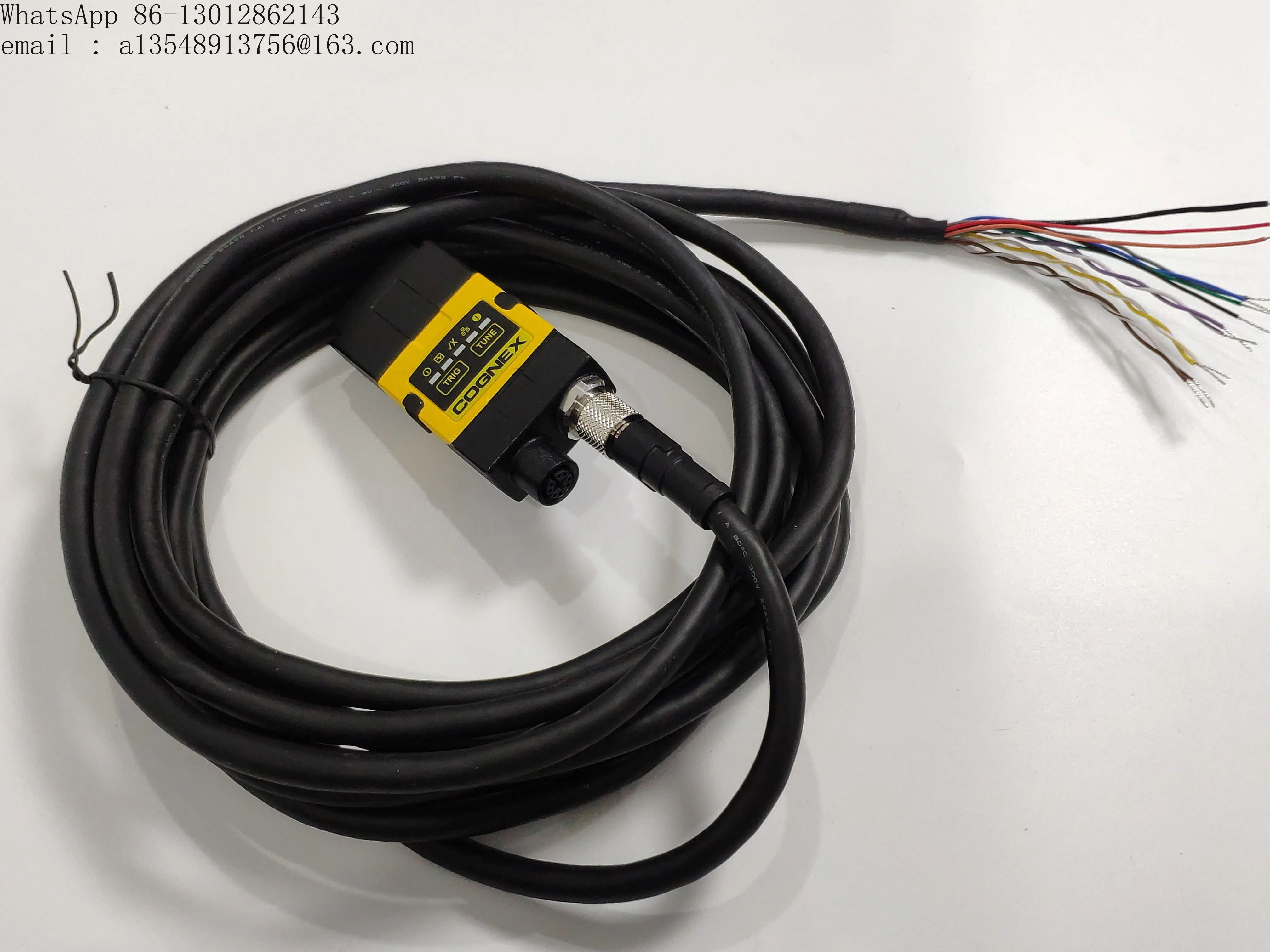 Фото Совместимый с COGNEX силовой кабель, высокогибкий кабель для тяговой цепи, кабель триггера CCB-PWRIO-05 /10 /15 №2