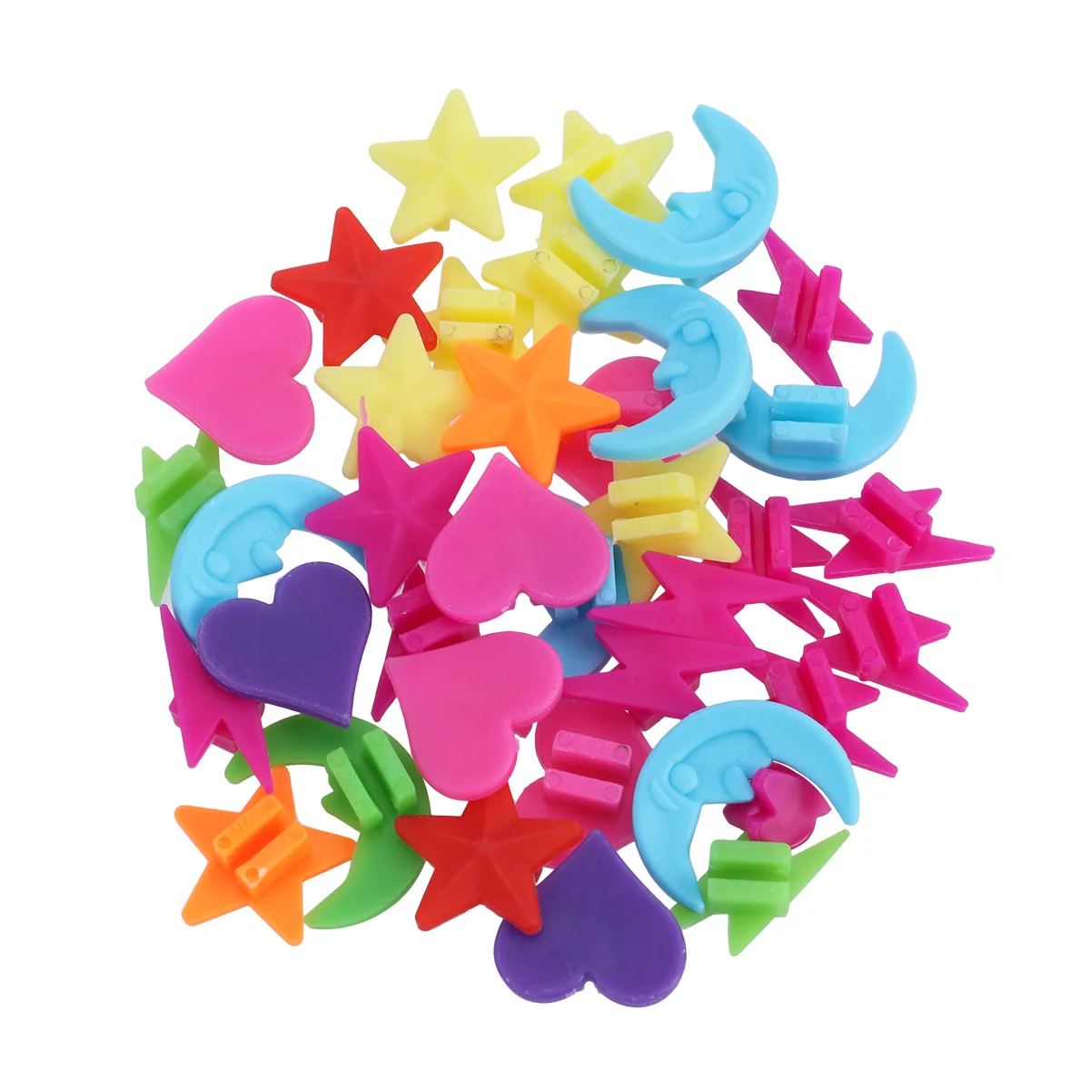 

Children Spoke Decoration Colorful Bike Spoke Clips Beads Star Moon and