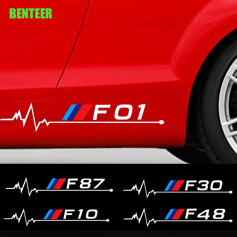 2pcs Power Motorsport Car Windows Sticker For BMW F01 F02 F10 F20 F30 F31 F34 F48 F87 | Stickers