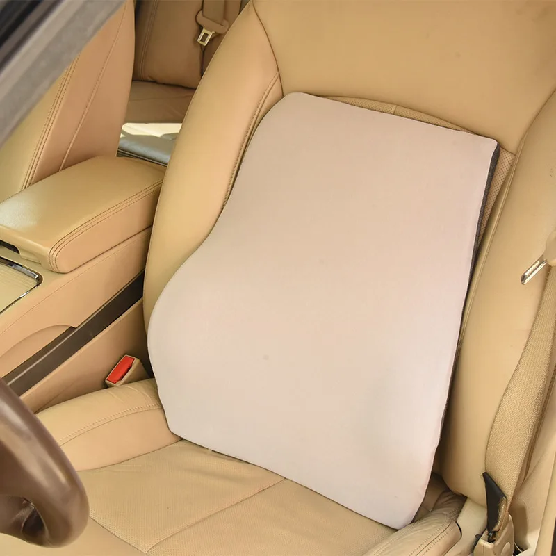 

Car Lumbar Cushion Memory Foam Lumbar Seat Car Cushion Polyurethane-Pu Car Seat Back Pad 2022 New Durable More Colors For Choice