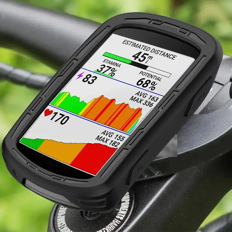 Гибкий защитный чехол утолщенный силиконовый для Garmin Edge 840 540 беспроводной
