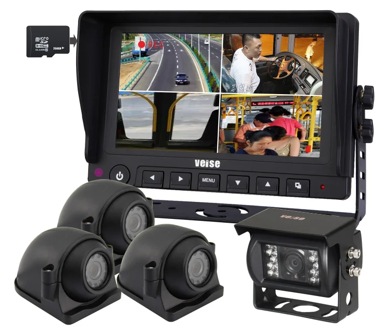 

7 inch AHD Truck Rearview System IP69K Waterproof Car Tractor Camera