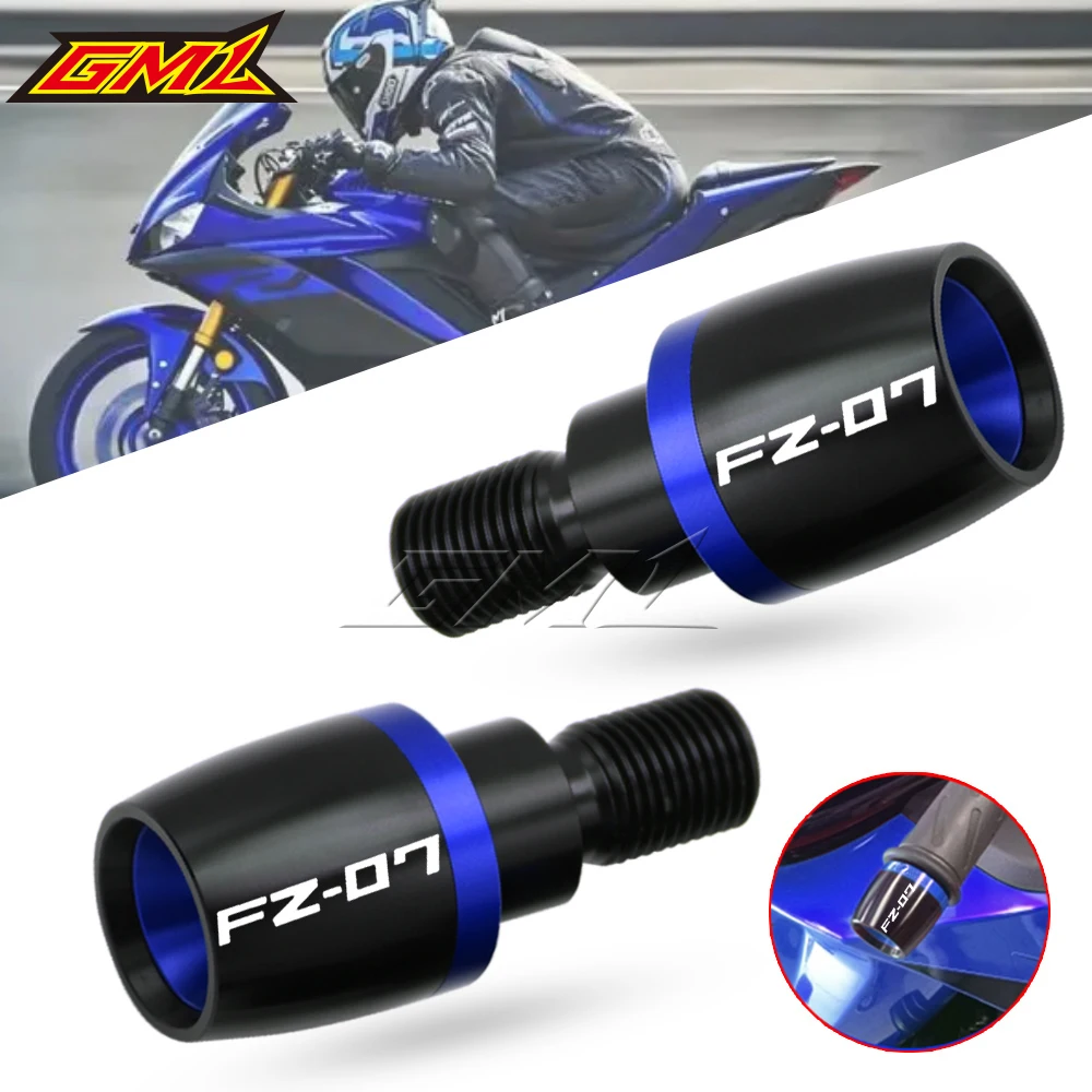

For Yamaha FZ-07 FZ07 FZ 07 2015-2020 2019 2018 2017 2016 Motorcycle CNC Aluminum Handlebar Grip Ends Slider Cover