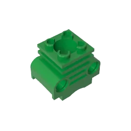 

1 шт., детали MOC 2850, цилиндр двигателя с боковыми прорезями, конструктор, частицы, Детский конструктор «сделай сам», детская игра-мозговик, игр...