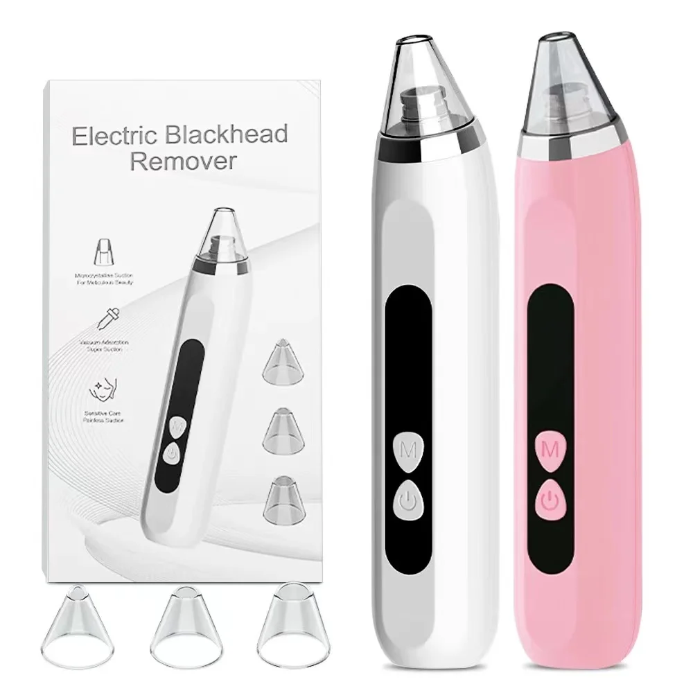 Beauty Health Blackhead Remover Vacuum Pore Cleaner Facial Cleaning Black Dots Suction Exfoliating Acne Pimple Remover Tools