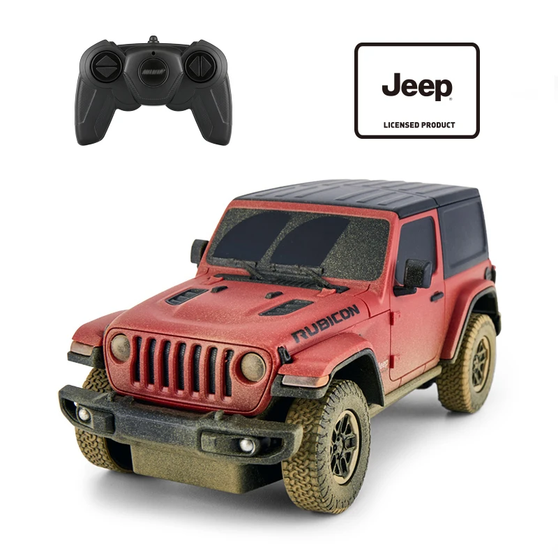 

Jeep Wrangler Muddy Version RC car 1:24 Scale Remote Control Radio Controlled Car Model F1 Auto Machine Gift for Kids Adults