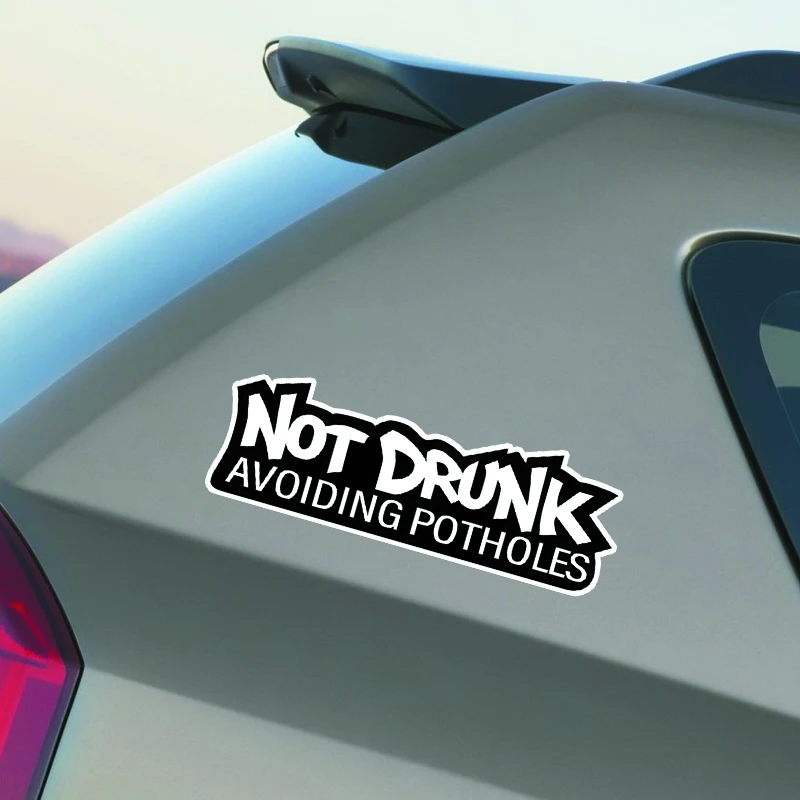 Автомобильные Наклейки не Пьяный Забавные Декоративные Виниловые Для Дверей