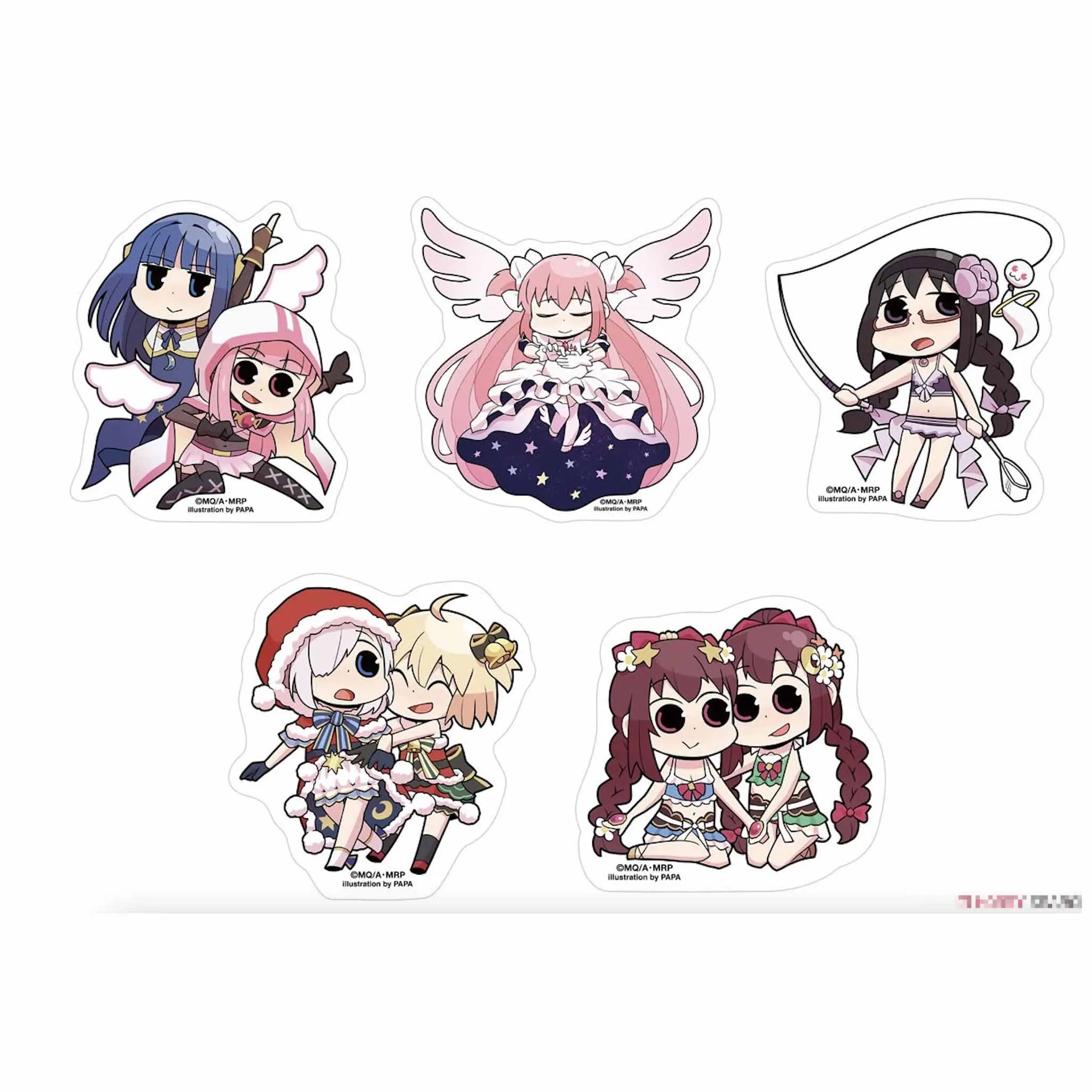 

Madoka Kaname Akemi Homura Anime Figure Pendant Models Keychain Acrylic Key Buckle Sakura Kyouko Anime Keychain Pendant Toys New