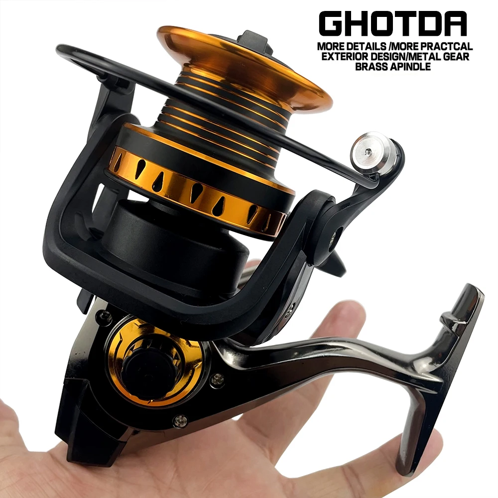 

Полностью металлическое спиннинговое рыболовное колесо серии 4000-8000, высокоскоростная, гладкая, для морской рыбалки