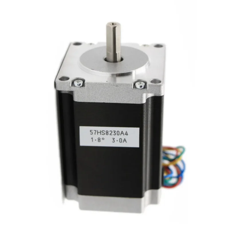 Новейший шаговый двигатель с ЧПУ NEMA 23 57x82 мм 3A 2 Нм D = 8 6 35 315 унций Nema23