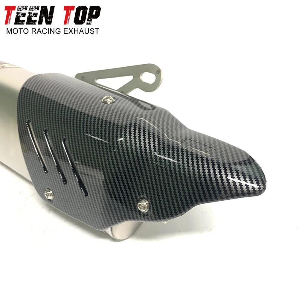 Универсальный мотоциклетный глушитель из нержавеющей стали 51 мм MT10 FZ1N MT09 MT07 R3 ZX4R