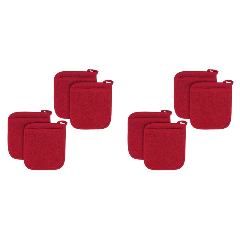 

8 шт. коврики для кастрюль, хлопковые тканевые держатели для кастрюль, мопедические перчатки, махровые кухонные держатели для кастрюль, поду...