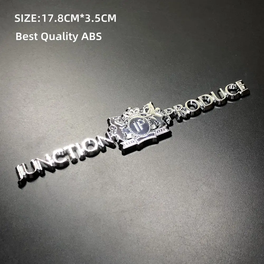 Фото JDM Junction Produce Роскошный модифицированный передний значок автомобиля для JP Kiku Knot, авто кузов, боковая задняя крышка багажника, VIP-наклейка, эмблема №5