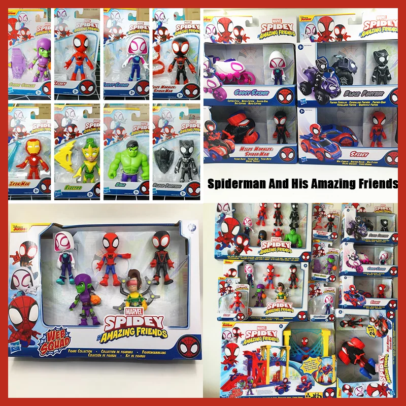 

Original Marvel Spiderman Legends Spidey And His Amazing Friends Action Figure Doll Figures Model For Children Kids Gift Toys
