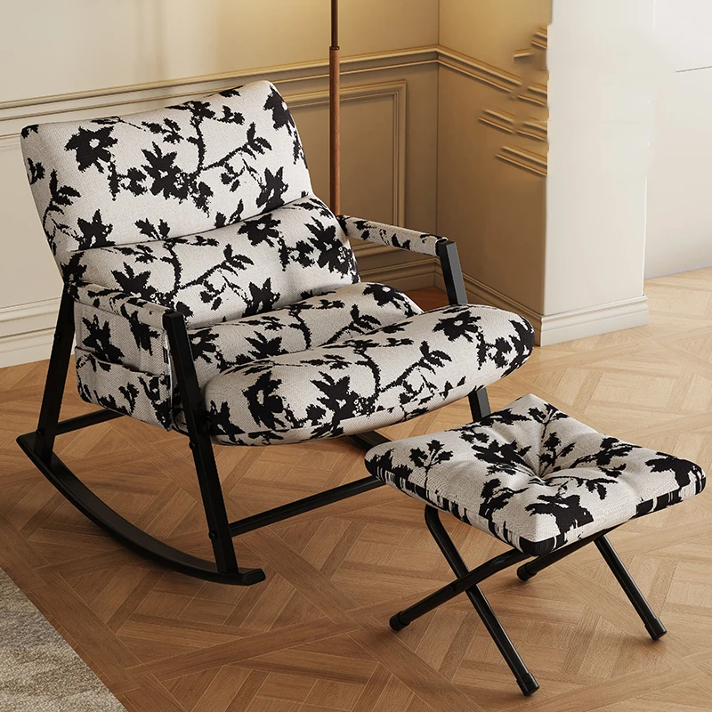 Обычный Простой поддерживающий подлокотник стула современное ленивое кресло