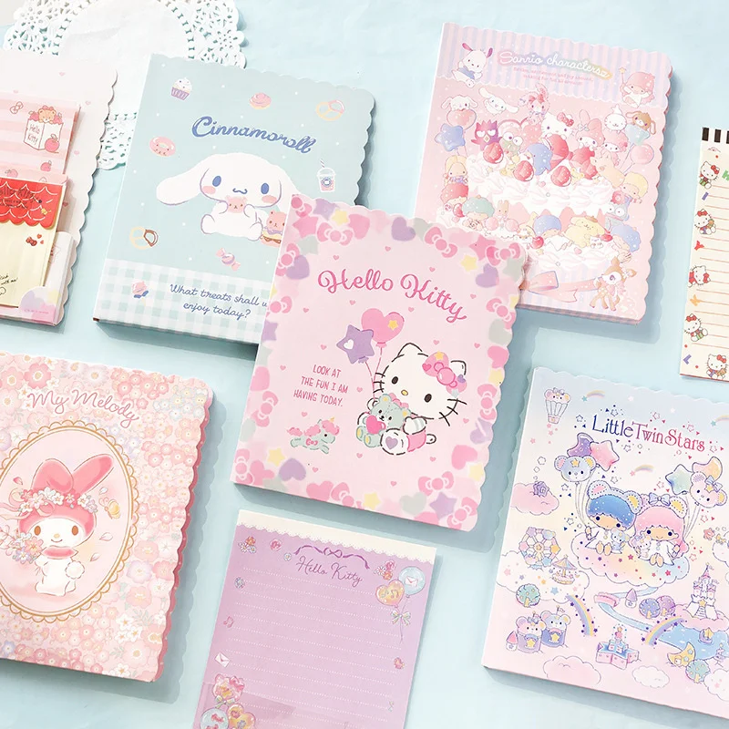 

Подарочный милый мультяшный конверт Sanrio, набор букв, мелодия, отметка, фотоигрушка, милая Подарочная карточка, японское письмо, плот