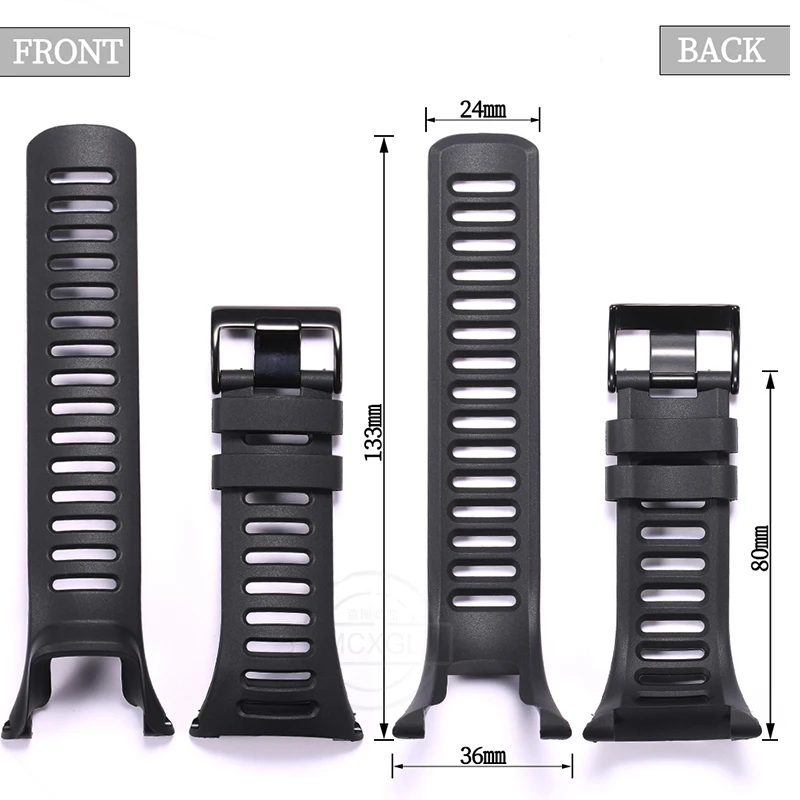 Rubber Strap Suitable For Suunto Ambit 2 2S 2R Ambit3 3S 3R Peak Outdoor Sports Waterproof Silicone Replacement Watch Band